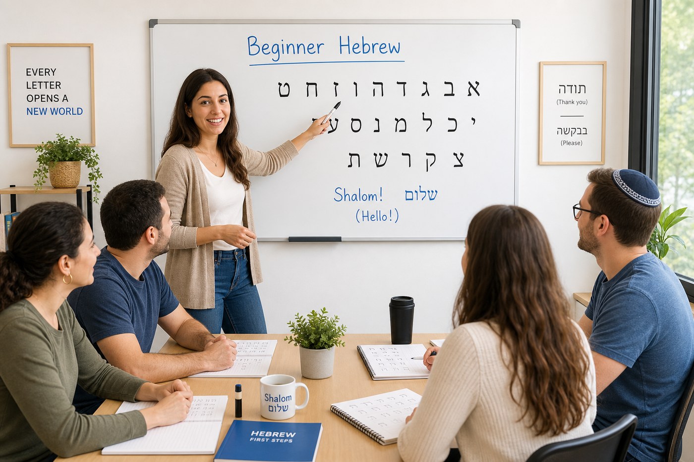 Beginner Hebrew alphabet class